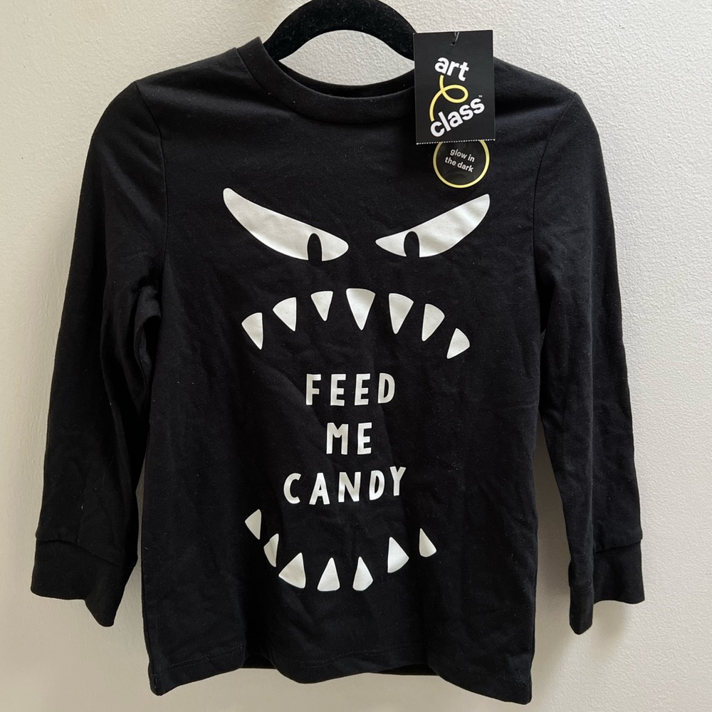 Glow in the Dark Halloween Monster Shirt